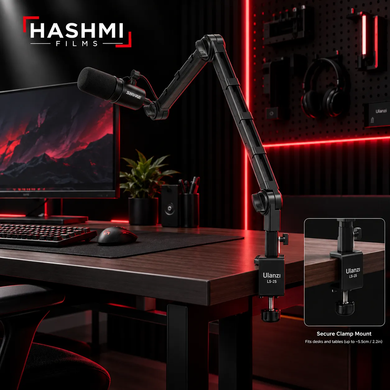 Ulanzi LS25 Multifunction Desk Setup Stand Alternate