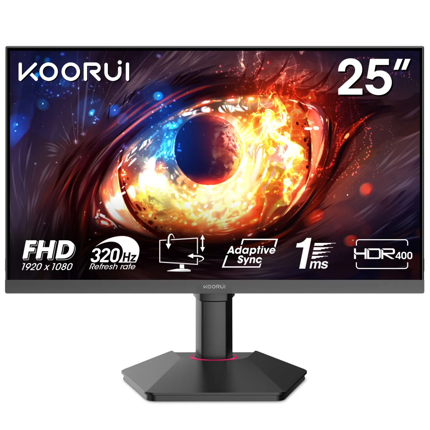 Koorui G2511E 25″ FHD 320Hz Fast IPS Gaming Monitor