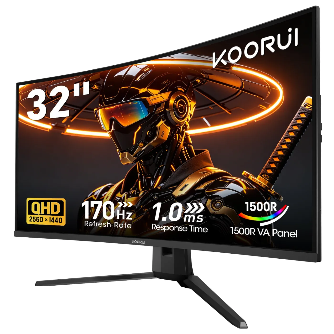 Koorui G3221SC 31.5″ QHD 170Hz VA Curved Gaming Monitor