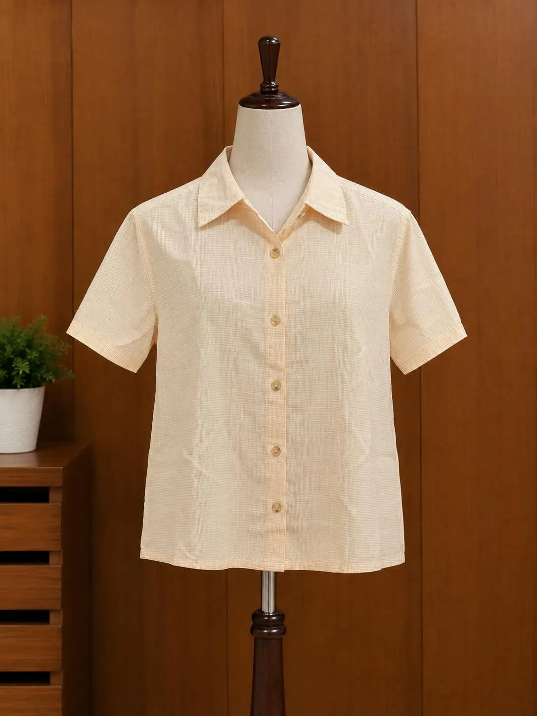 Dusky Peach button up shirt
