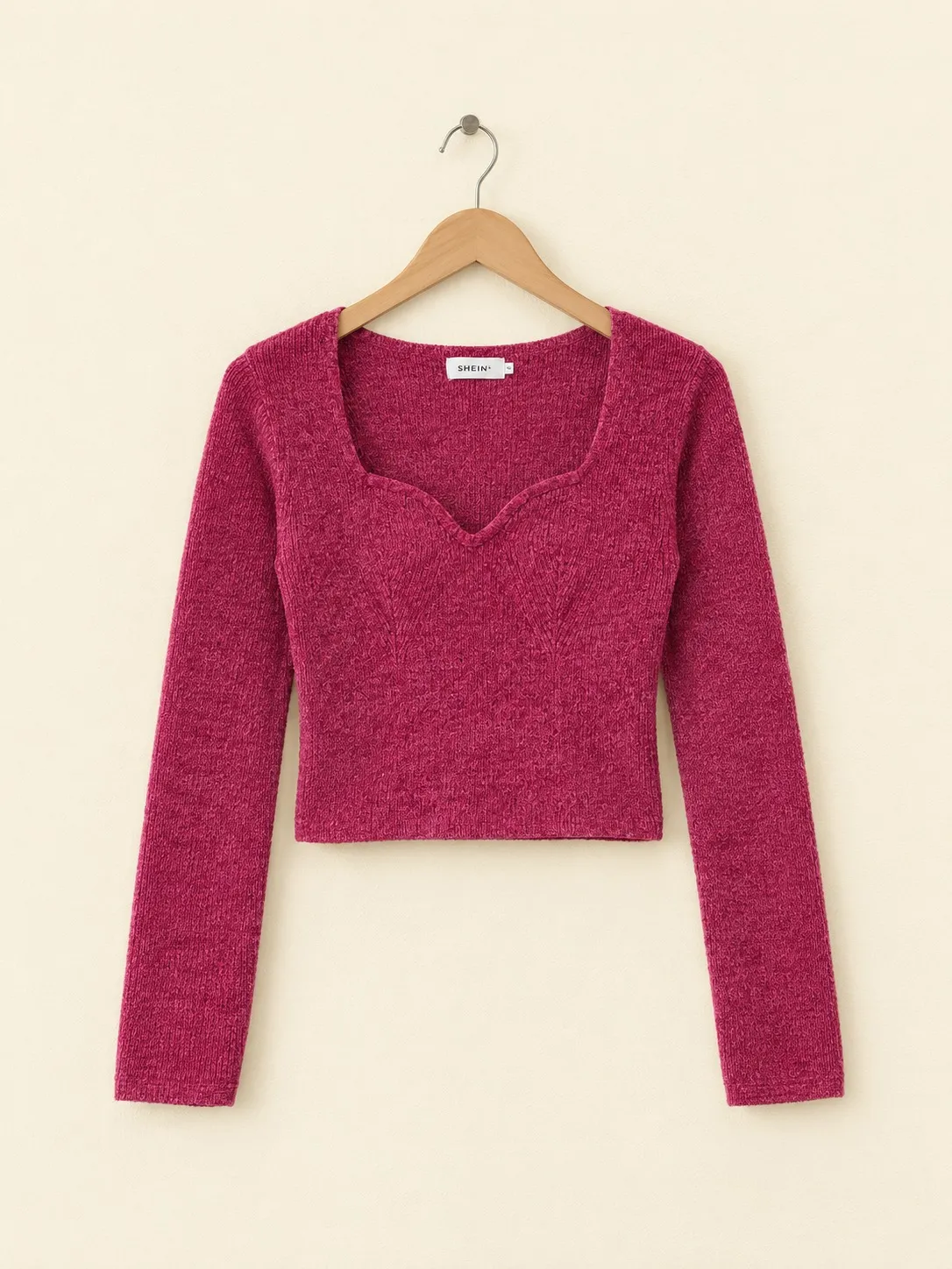 Berry Sweetheart sweater