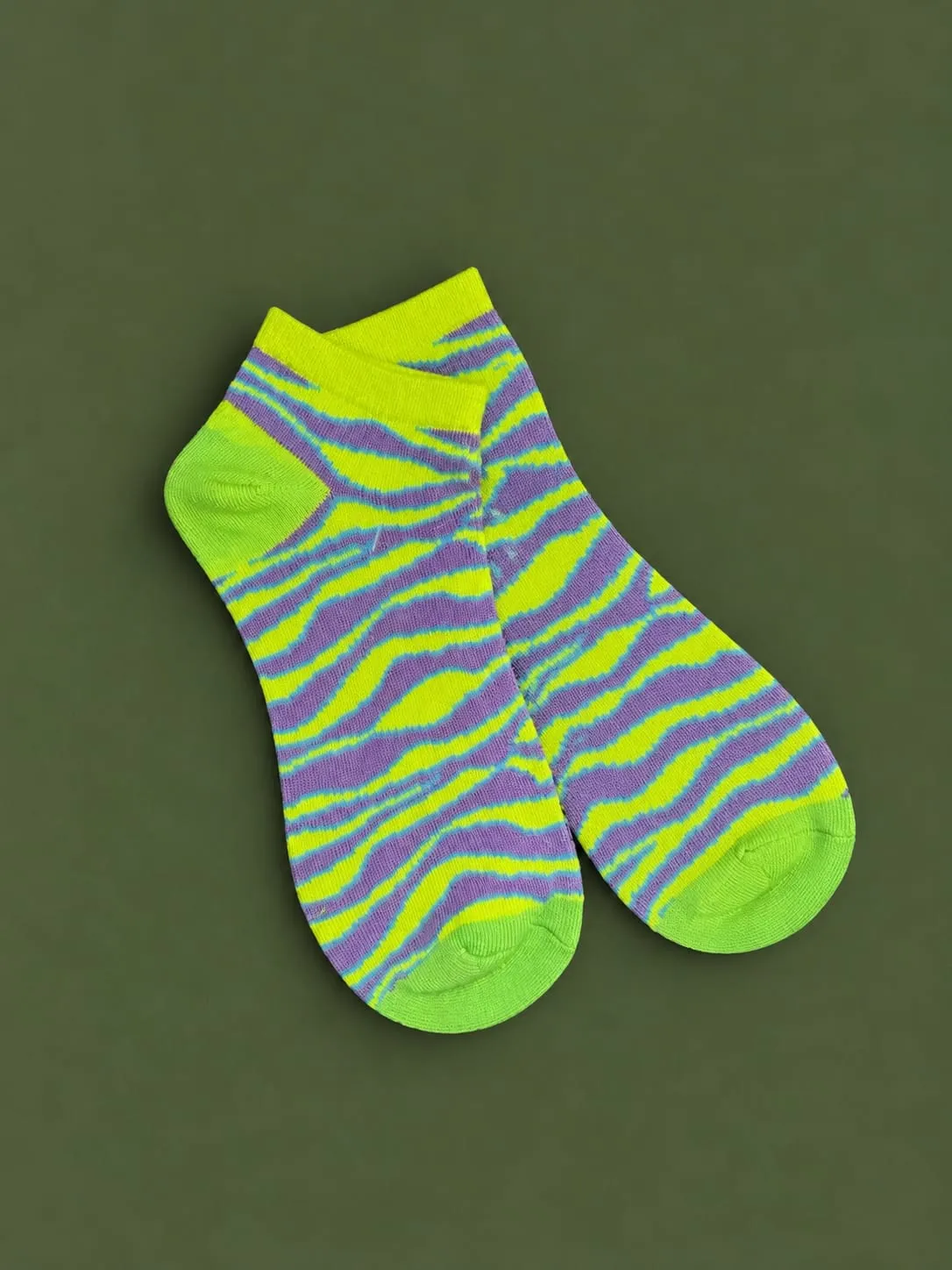Neon Zebra Ankles