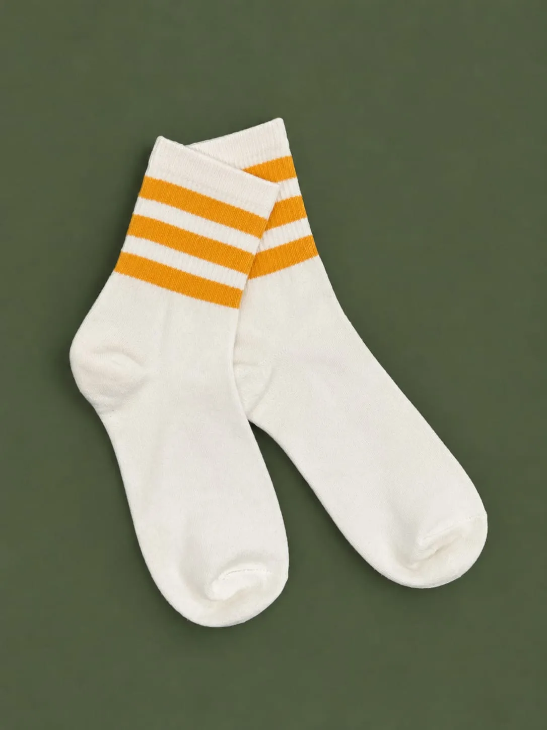 Mustard Tube Socks